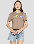 Ecotonique Crop Tee Dolly Kaos Lengan Pendek Wanita