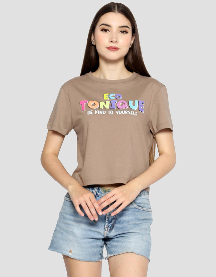 Ecotonique Crop Tee Dolly Kaos Lengan Pendek Wanita