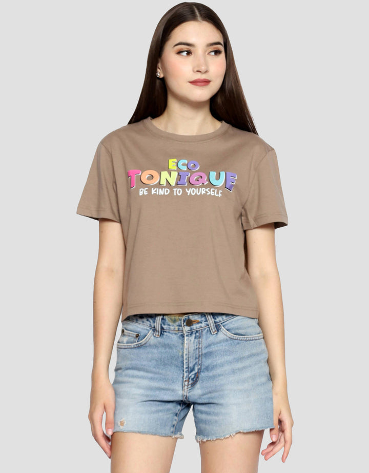 Ecotonique Crop Tee Dolly Kaos Lengan Pendek Wanita