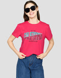 Ecotonique Crop California Kaos Lengan Pendek Wanita