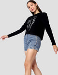 Ecotonique Crop Tee Agatha Kaos Lengan Panjang Wanita