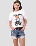 Ecotonique Crop Tee Munchkin Kaos Lengan Pendek Wanita