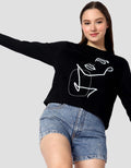 Ecotonique Crop Tee Britney Kaos Lengan Panjang Wanita