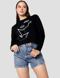 Ecotonique Crop Tee Britney Kaos Lengan Panjang Wanita