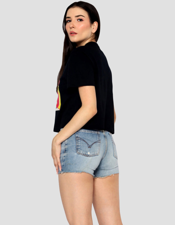 Ecotonique Crop Tee Sherry Kaos Lengan Pendek Wanita