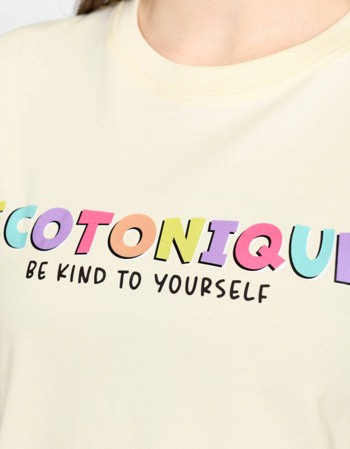 Ecotonique Reguler Dolly Kaos Lengan Pendek Wanita