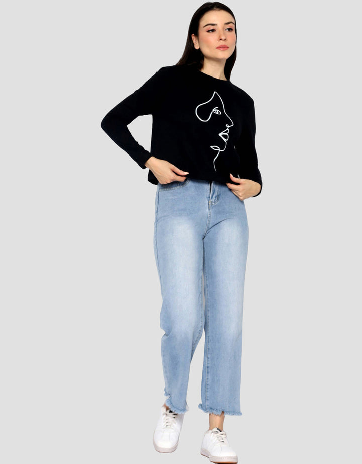 Ecotonique Crop Tee Gabriella Kaos Lengan Panjang Wanita