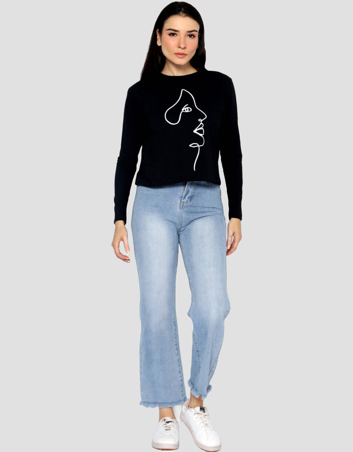Ecotonique Crop Tee Gabriella Kaos Lengan Panjang Wanita