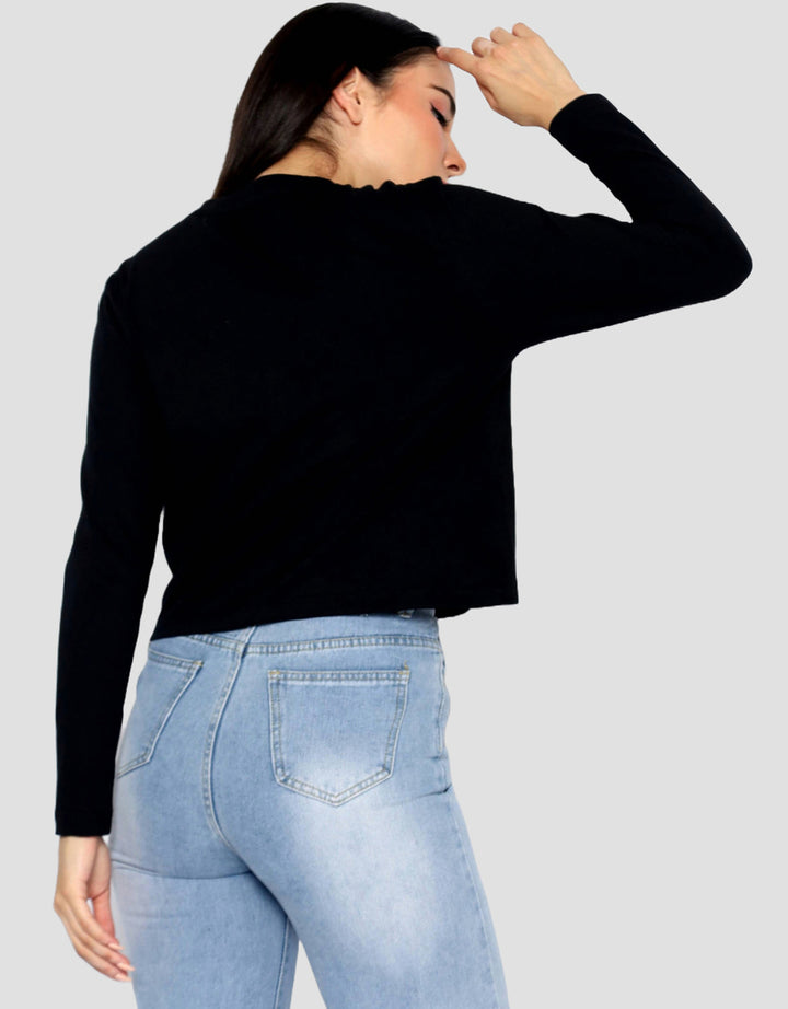 Ecotonique Crop Tee Gabriella Kaos Lengan Panjang Wanita