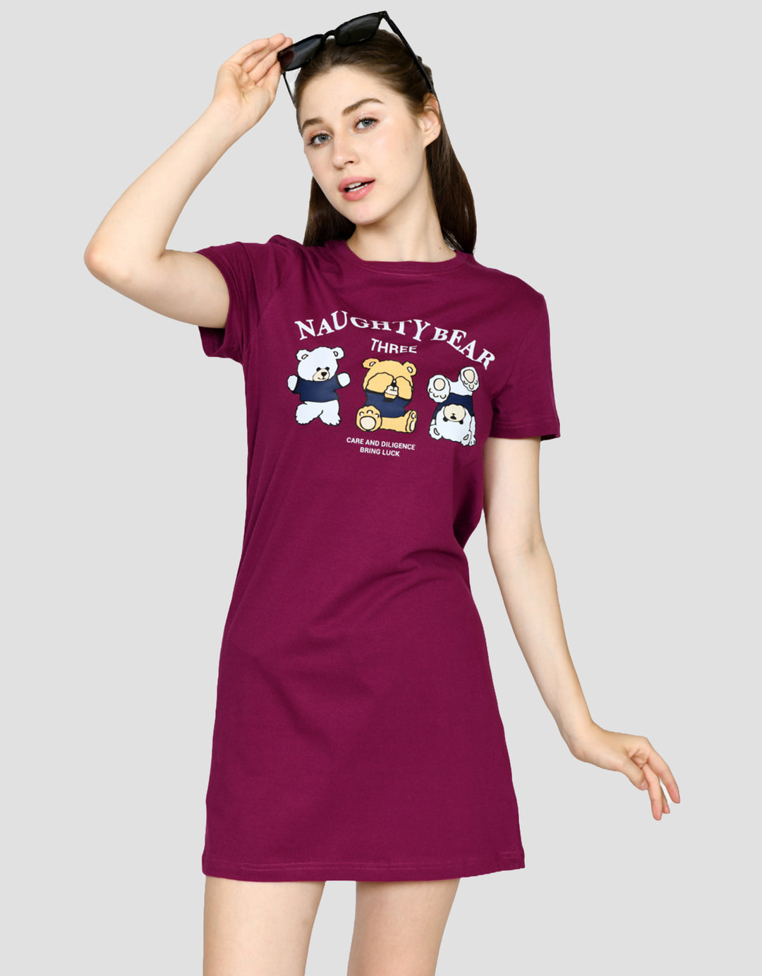 Ecotonique Naughty Bear Dress Wanita
