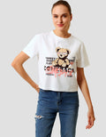 Ecotonique Crop Tee Mocca Kaos Lengan Pendek Wanita