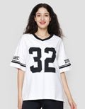 Nevada Oversized Comb Jersey Dynamic Kaos Lengan Pendek Wanita