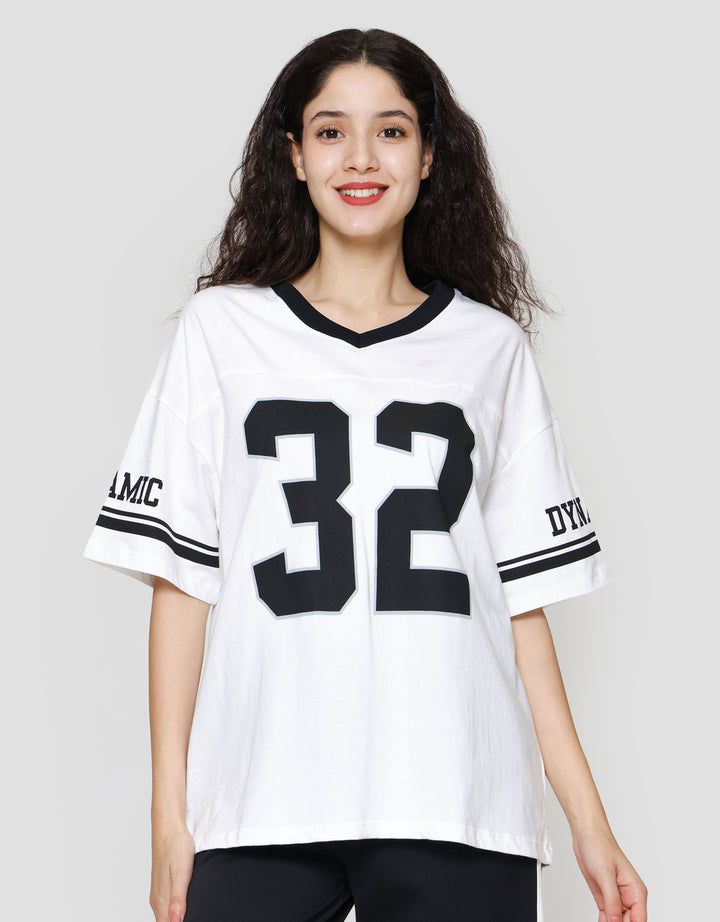 Nevada Oversized Comb Jersey Dynamic Kaos Lengan Pendek Wanita