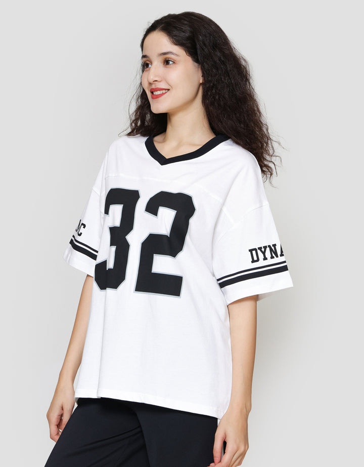 Nevada Oversized Comb Jersey Dynamic Kaos Lengan Pendek Wanita