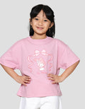 Character My Melody Kaos Lengan Pendek Anak Perempuan
