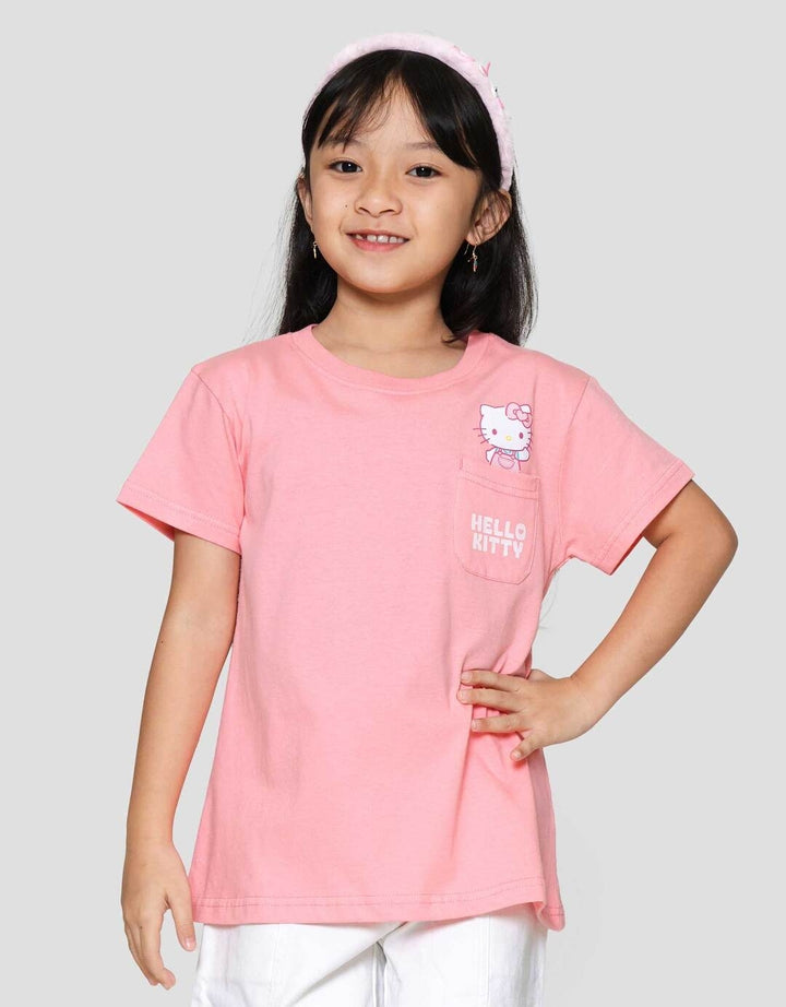 Character Ktg Hello Kitty Kaos Lengan Pendek Anak Perempuan