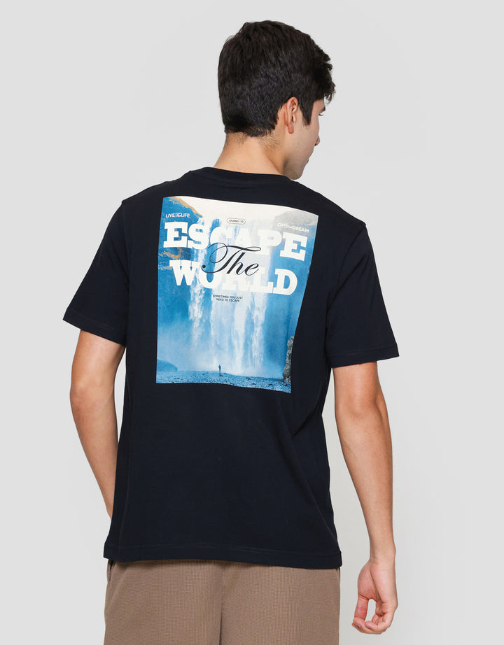 Nevada Photoprint Style Print Kaos Lengan Pendek Pria