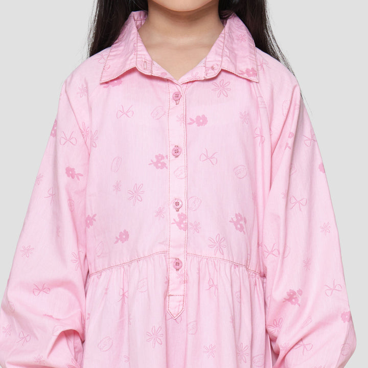 Exit Girls Pinky Dress Anak Perempuan