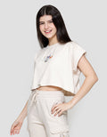 Nevada Boxy Baby Terry Serut Tom & Jerry Kaos Wanita