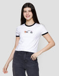 Nevada Ringer Spandex Print Tom & Jerry Kaos Wanita