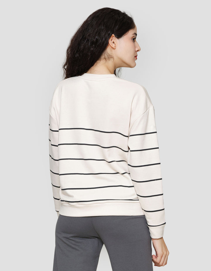 Nevada Reg Stripe French Ter Tom & Jerry Sweater Wanita