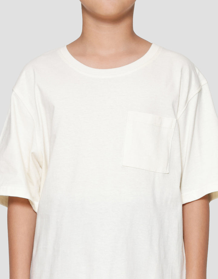 Nevada Solid With Pocket Kaos Anak Laki-laki