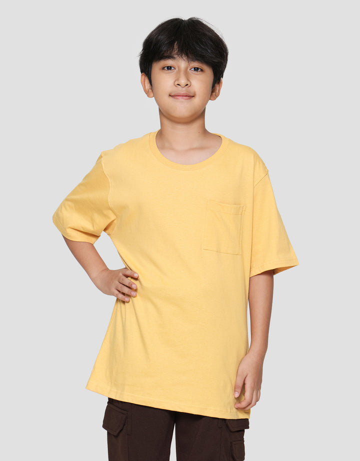 Nevada Solid With Pocket Kaos Anak Laki-laki