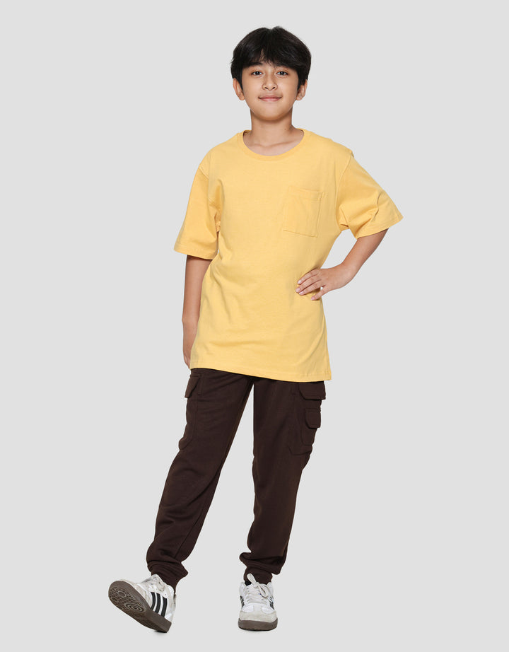 Nevada Solid With Pocket Kaos Anak Laki-laki