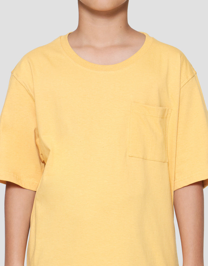 Nevada Solid With Pocket Kaos Anak Laki-laki