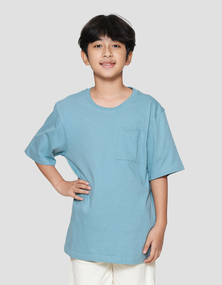 Nevada Solid With Pocket Kaos Anak Laki-laki