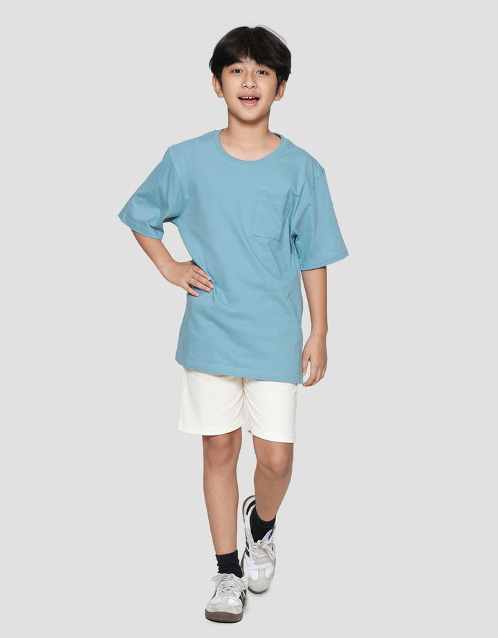Nevada Solid With Pocket Kaos Anak Laki-laki