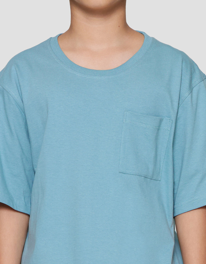 Nevada Solid With Pocket Kaos Anak Laki-laki