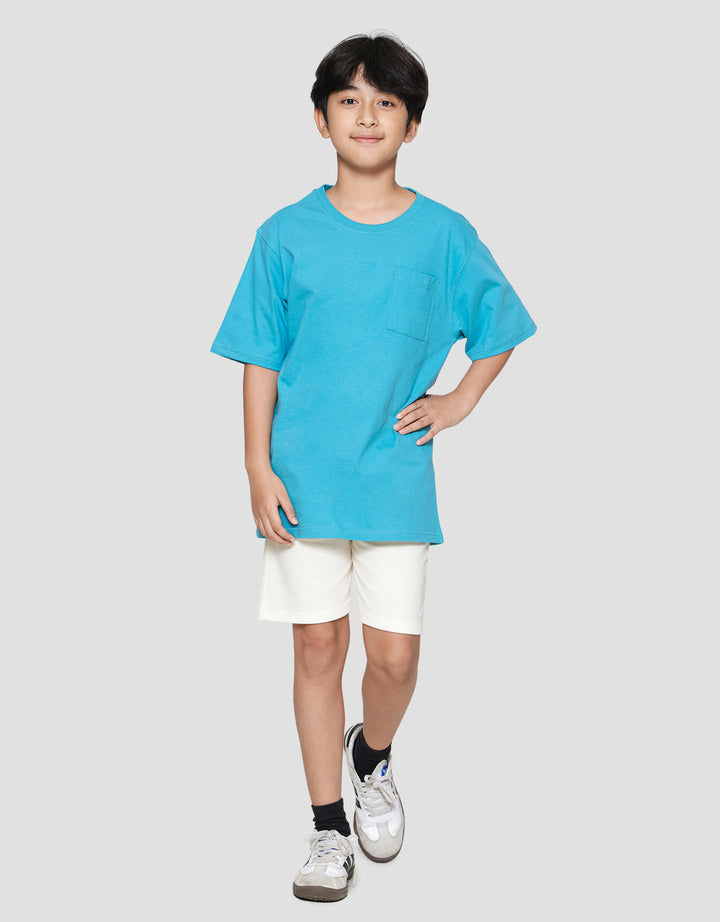 Nevada Solid With Pocket Kaos Anak Laki-laki