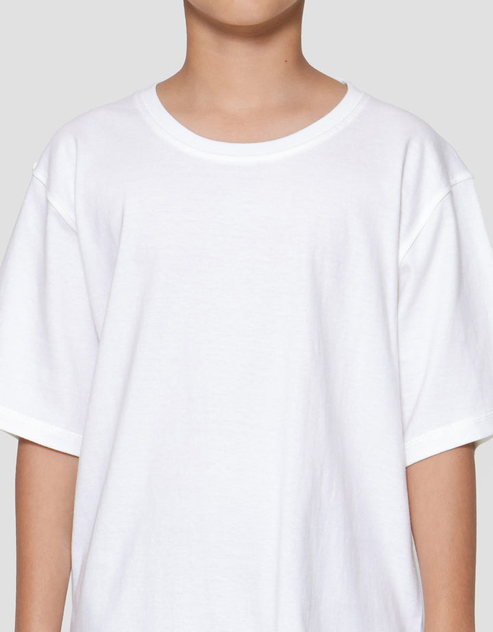 Nevada Solid Kaos Anak Laki-laki