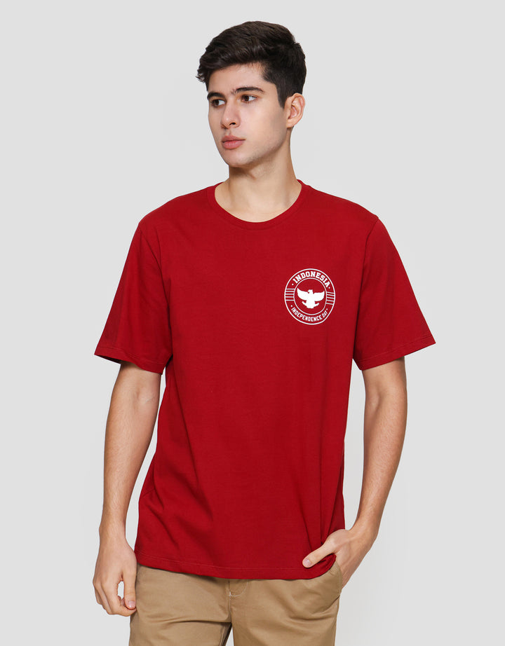 Aos Theme Independence Day 2025 Garuda Round Kaos Pria