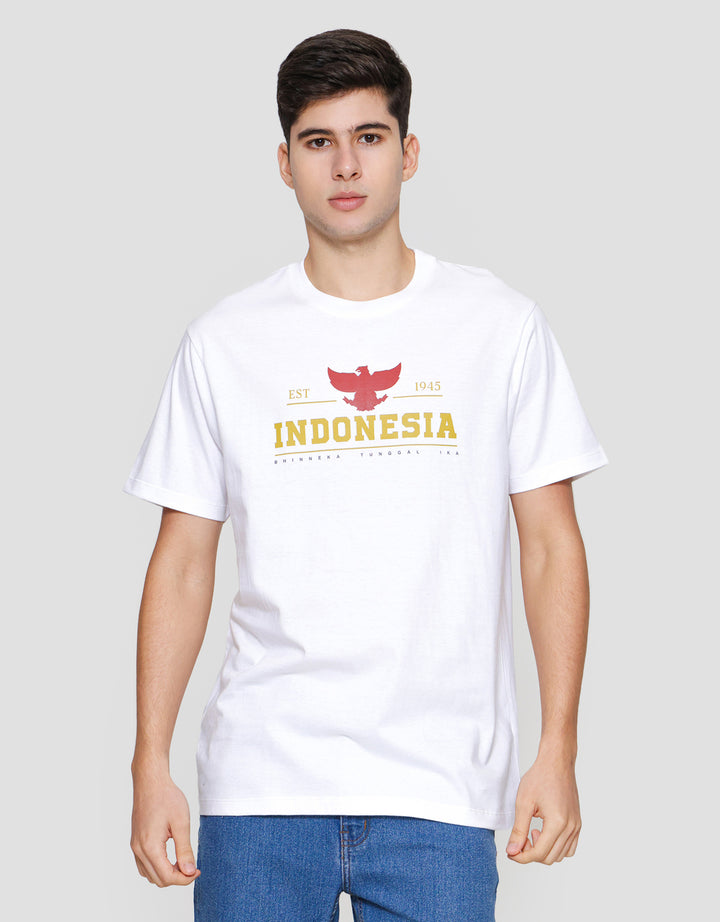 Aos Theme Independence Day Garuda Kaos Pria