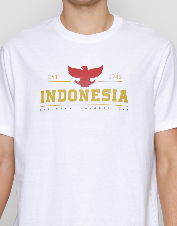 Aos Theme Independence Day Garuda Kaos Pria