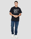 Aos Theme Rock Star Text Kaos Lengan Pendek Pria