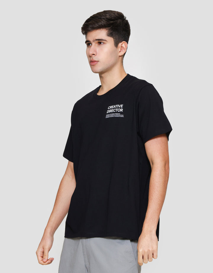 Aos Theme Popular Wording Creative Director Kaos Pria