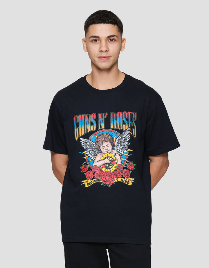 Aos Universal Music Theme Rock Star Guns N' Roses Kaos Pria