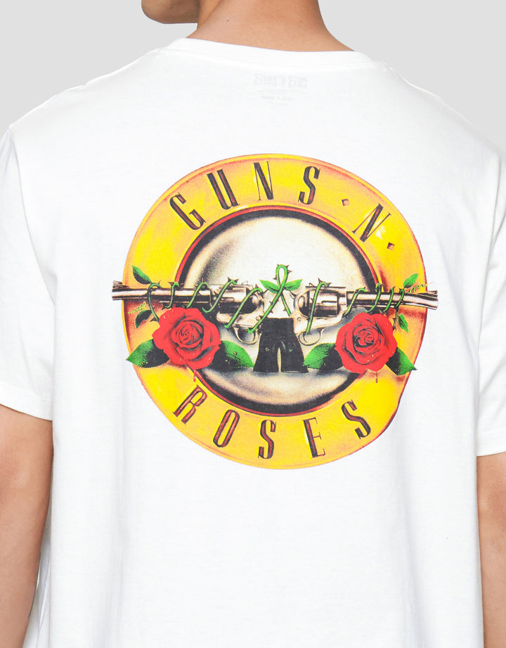 Aos Universal Music Theme Rock Star Guns N' Roses Round Kaos Pria