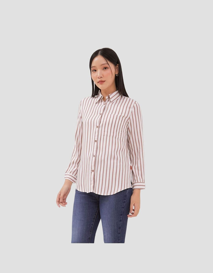 Dust Kamina Kemeja bergaris Wanita