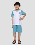 Little M Raglan All Time Champs Print Pakaian Setelan Anak Laki-laki