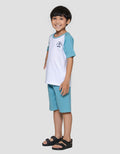 Little M Raglan All Time Champs Print Pakaian Setelan Anak Laki-laki