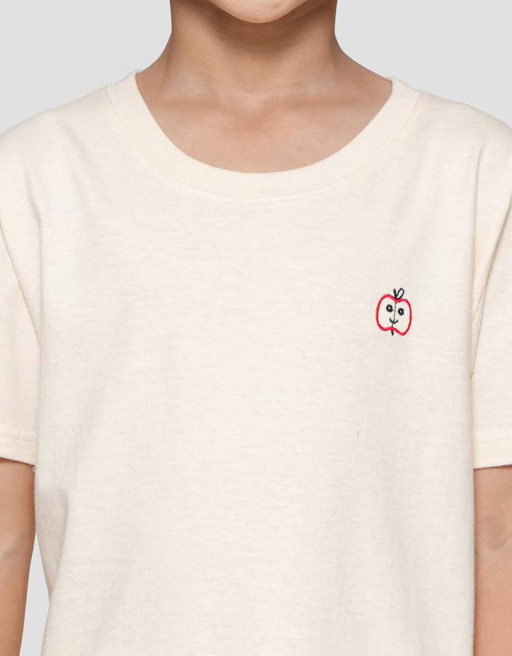 Little M Apple Bordir Print Pakaian Setelan Anak Laki-laki