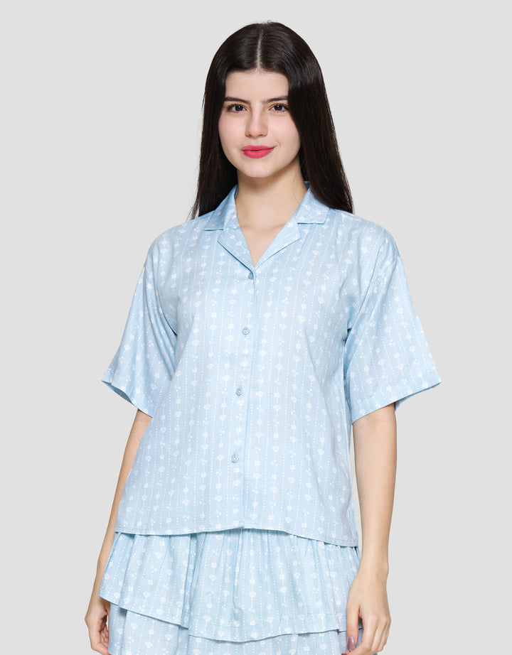 Nevada Hawaiian Collar Kemeja Wanita