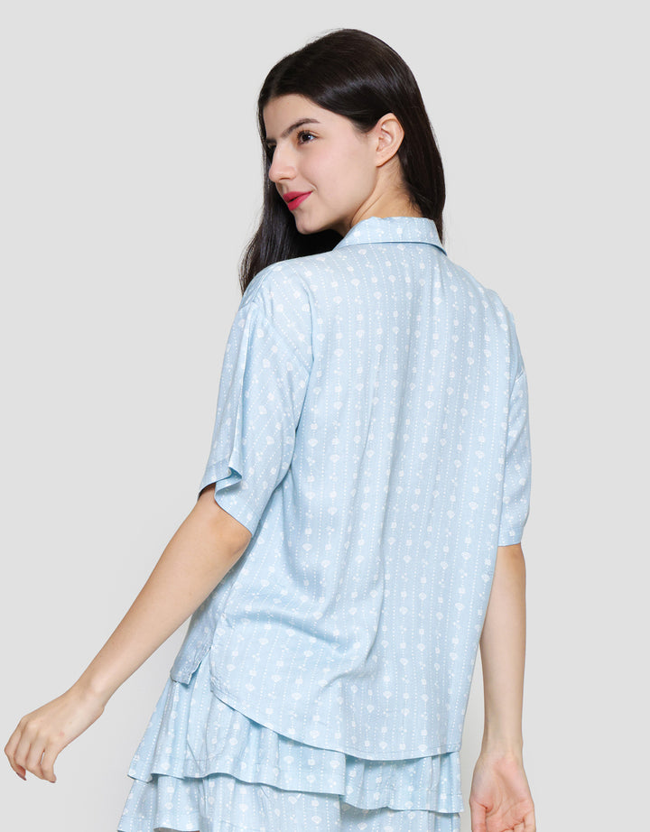 Nevada Hawaiian Collar Kemeja Wanita