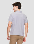 Cole Fancy Solid Popcorn Reverse Kaos Polo Pria