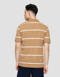 Cole Stripe Rib Kaos Polo Pria