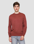 Cole Flat Knit Round Neck Sweater Pria